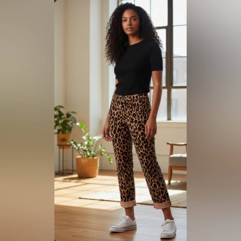 Ann Taylor Leopard Print Women's Pants